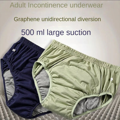 Adult Washable Incontinence Underwear for Men